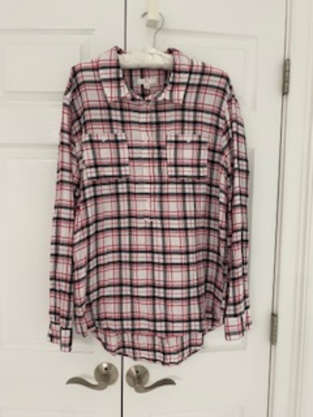 BLL plaid top large